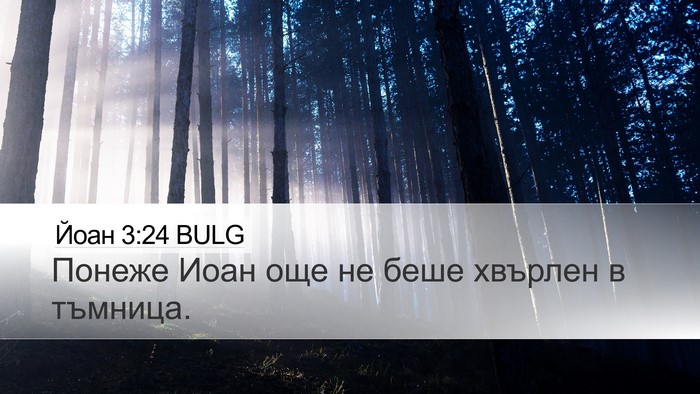 Йоан 3:24 BULG Bible Verse Image
