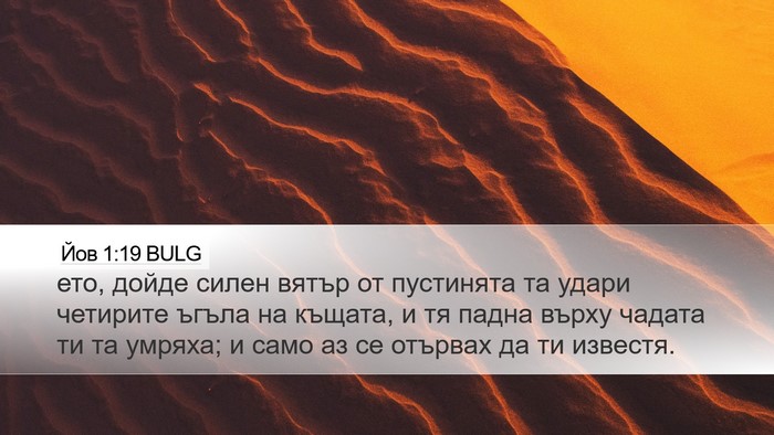 Йов 1:19 BULG Bible Verse Image