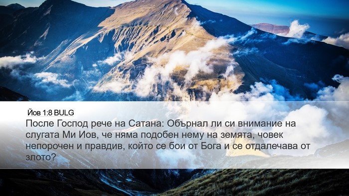 Йов 1:8 BULG Bible Verse Image