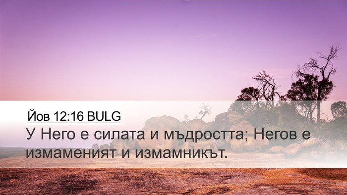 Йов 12:16 BULG Bible Verse Image