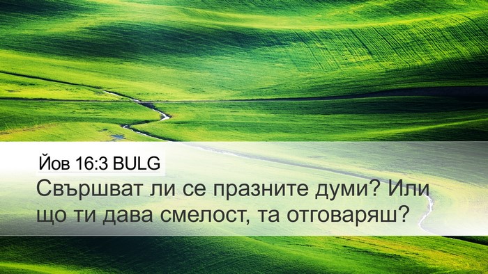Йов 16:3 BULG Bible Verse Image