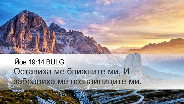 Йов 19:14 BULG Bible Verse Image