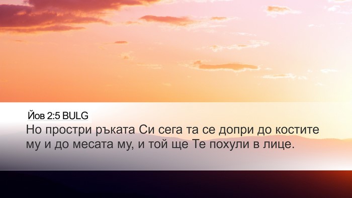 Йов 2:5 BULG Bible Verse Image