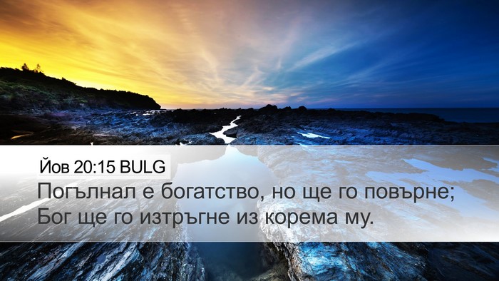 Йов 20:15 BULG Bible Verse Image