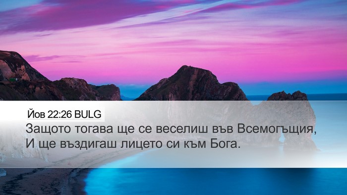 Йов 22:26 BULG Bible Verse Image