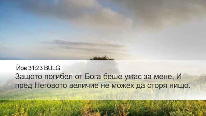 Йов 31:23 BULG Bible Verse Image