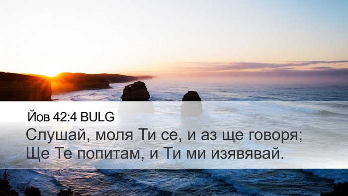 Йов 42:4 BULG Bible Verse Image