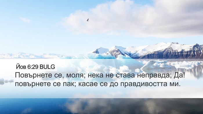 Йов 6:29 BULG Bible Verse Image