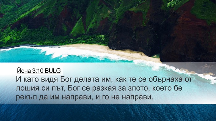 Йона 3:10 BULG Bible Verse Image