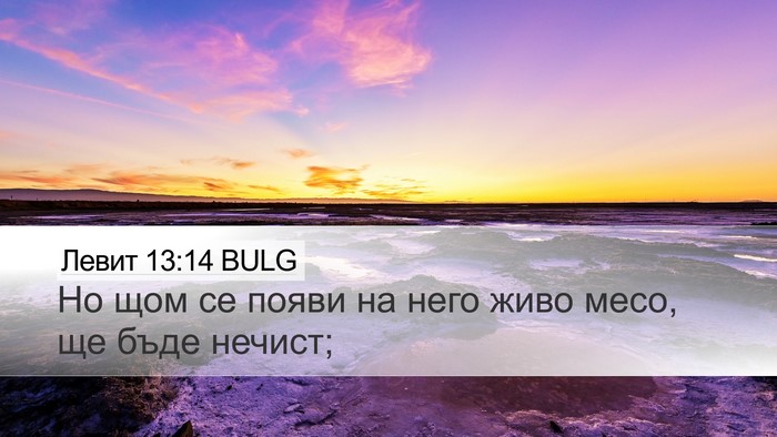 Левит 13:14 BULG Bible Verse Image