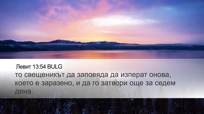 Левит 13:54 BULG Desktop Wallpaper - то свещеникът да заповяда - Desktop Bible Verse Wallpaper