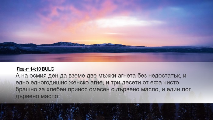 Левит 14:10 BULG Bible Verse Image