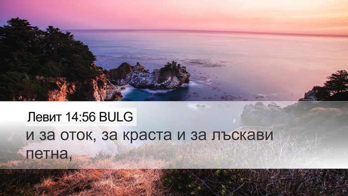 Левит 14:56 BULG Bible Verse Image