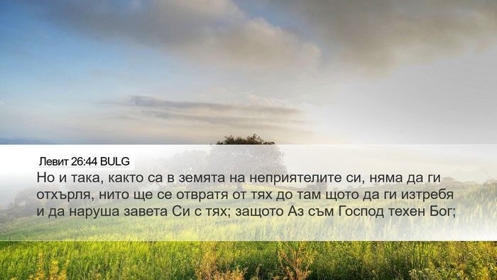 Левит 26:44 BULG Bible Verse Image