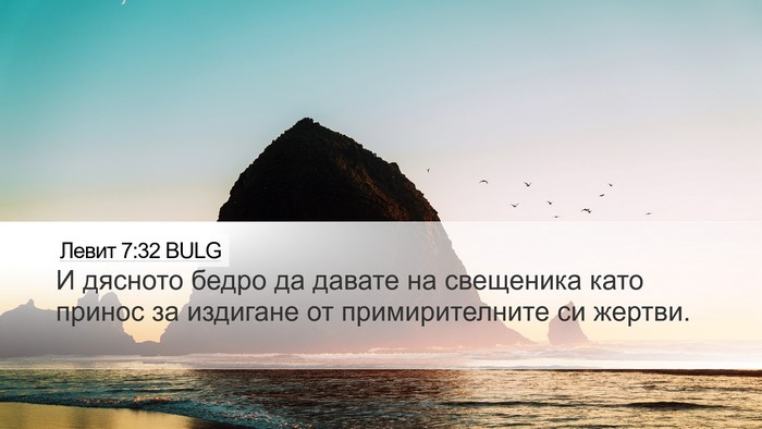 Левит 7:32 BULG Bible Verse Image