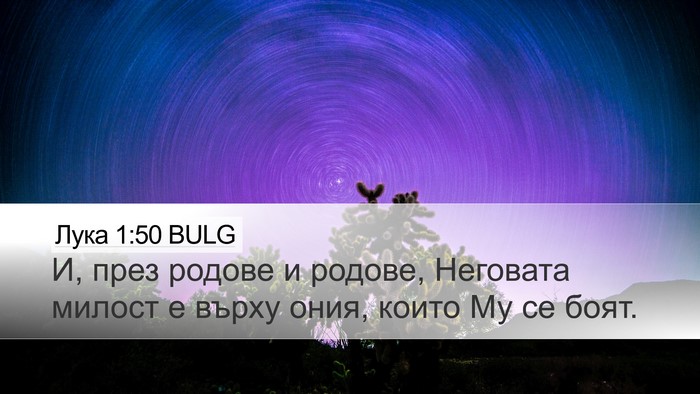 Лука 1:50 BULG Bible Verse Image