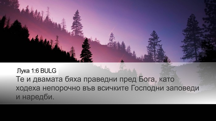 Лука 1:6 BULG Bible Verse Image