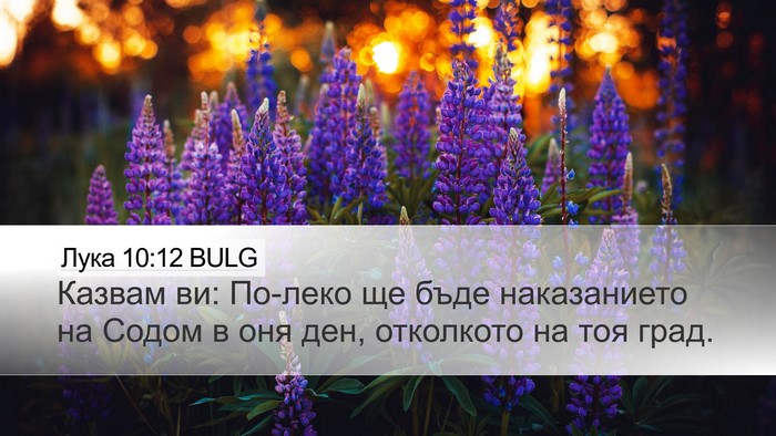 Лука 10:12 BULG Bible Verse Image