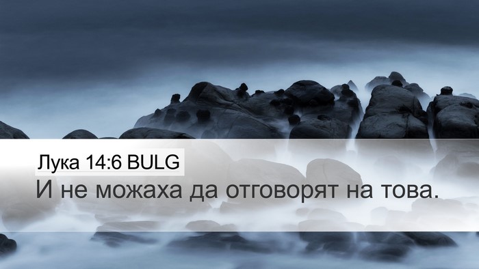 Лука 14:6 BULG Bible Verse Image