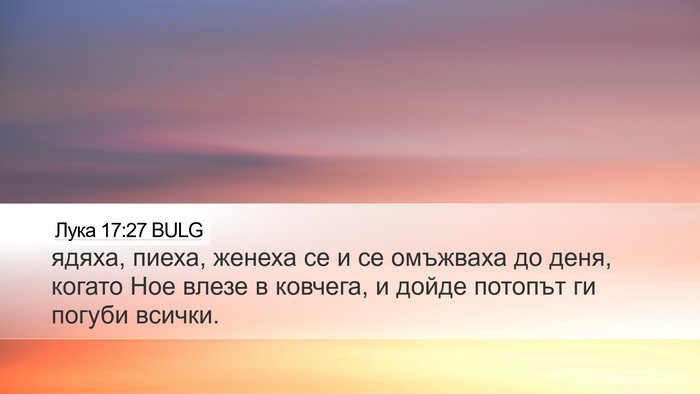 Лука 17:27 BULG Bible Verse Image