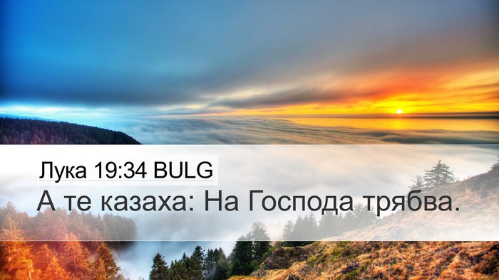 Лука 19:34 BULG Bible Verse Image