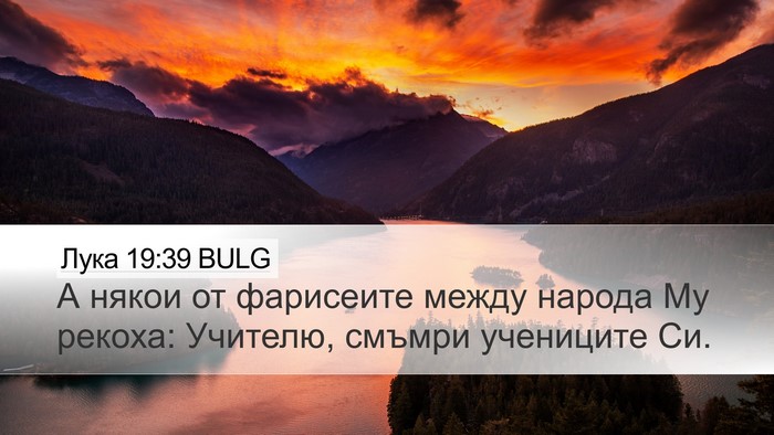 Лука 19:39 BULG Bible Verse Image