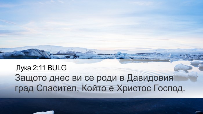 Лука 2:11 BULG Bible Verse Image