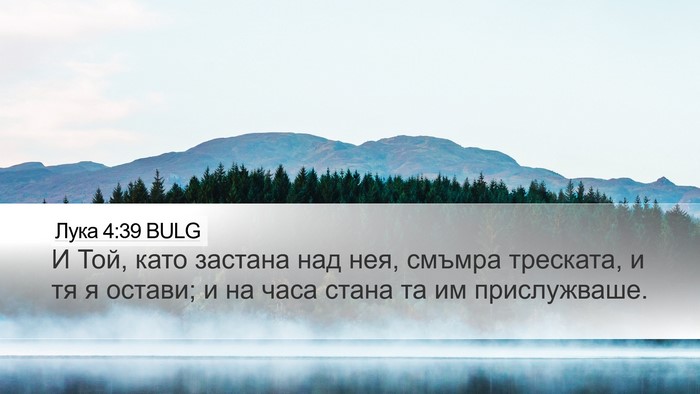 Лука 4:39 BULG Bible Verse Image