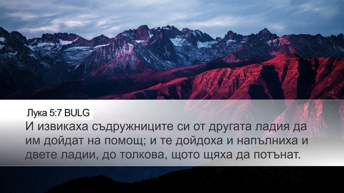 Лука 5:7 BULG Bible Verse Image