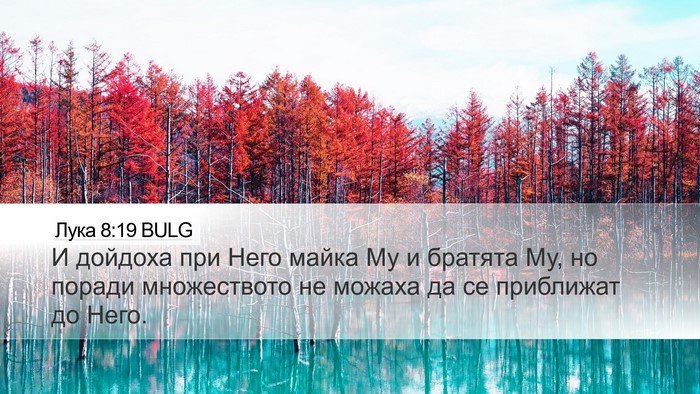 Лука 8:19 BULG Bible Verse Image