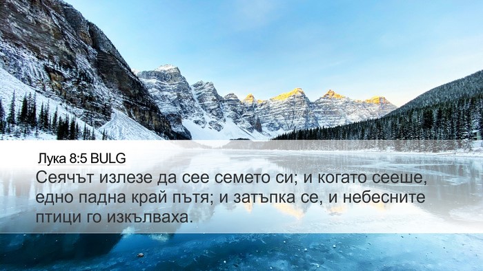 Лука 8:5 BULG Bible Verse Image