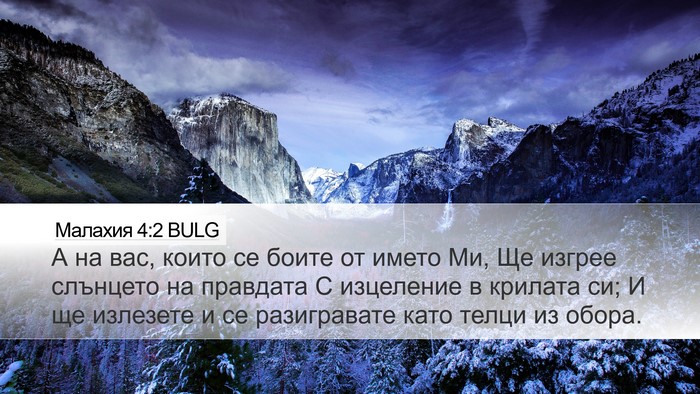 Малахия 4:2 BULG Bible Verse Image