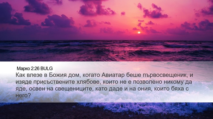 Марко 2:26 BULG Bible Verse Image