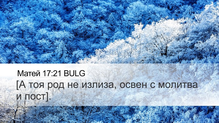 Матей 17:21 BULG Desktop Wallpaper - [А тоя род не излиза, освен - Desktop Bible Verse Wallpaper