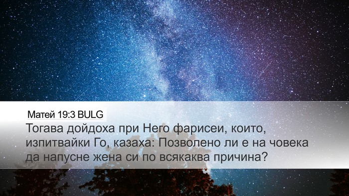 Матей 19:3 BULG Desktop Wallpaper - Тогава дойдоха при Него - Desktop Bible Verse Wallpaper