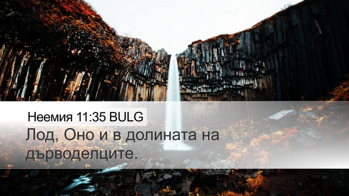 Неемия 11:35 BULG Bible Verse Image