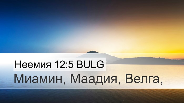 Неемия 12:5 BULG Bible Verse Image