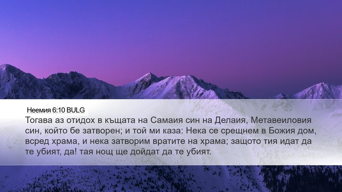 Неемия 6:10 BULG Bible Verse Image