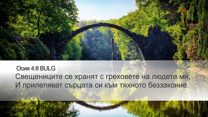 Осия 4:8 BULG Bible Verse Image