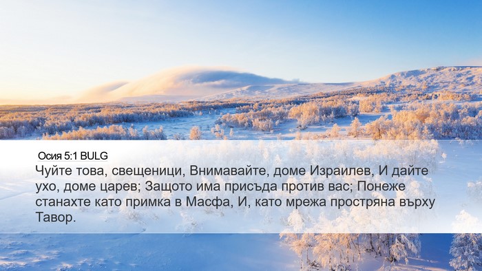 Осия 5:1 BULG Bible Verse Image