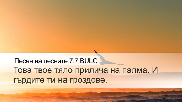 Песен на песните 7:7 BULG Bible Verse Image