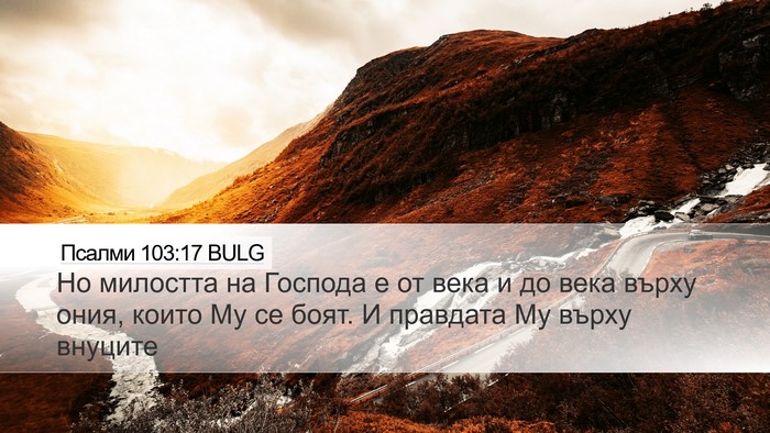 Псалми 103:17 BULG Bible Verse Image