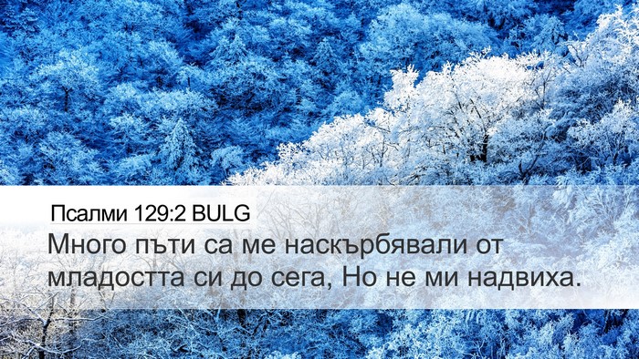 Псалми 129:2 BULG Bible Verse Image