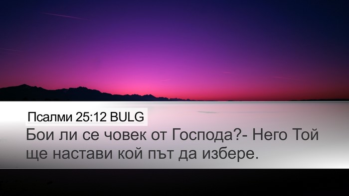 Псалми 25:12 BULG Bible Verse Image
