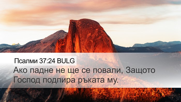 Псалми 37:24 BULG Bible Verse Image