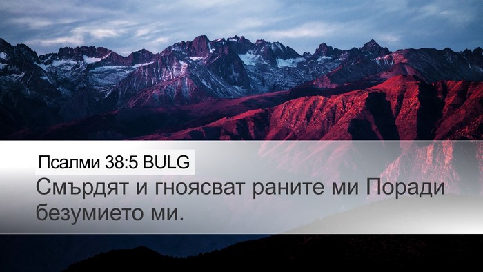 Псалми 38:5 BULG Bible Verse Image