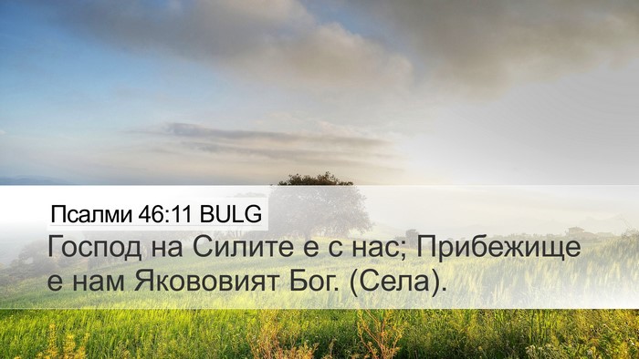 Псалми 46:11 BULG Bible Verse Image
