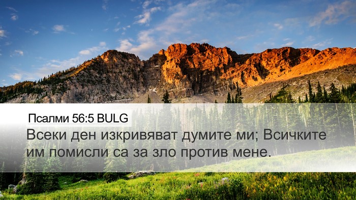 Псалми 56:5 BULG Bible Verse Image