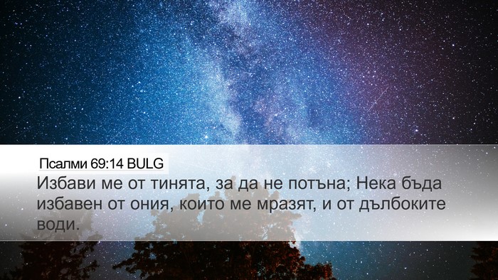 Псалми 69:14 BULG Bible Verse Image