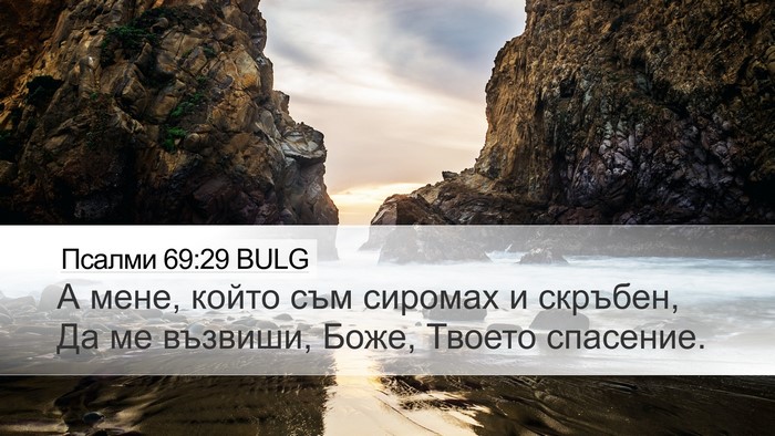 Псалми 69:29 BULG Bible Verse Image